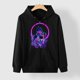 thumbnail image 5 of Abrigo con capucha para mujer, estampado de Festival, Otoño Invierno, prendas de vestir exteriores con cremallera, chaqueta holgada con capucha Punk, abrigo, sudaderas con capucha, abrigo Odeerbi ODB-2, 5 of 8
