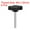 Black, variant on Uxcell 6Pcs Tee Wing Knobs Thumb Screws Clamping Screw Knobs M5 x 8mm White