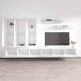 thumbnail image 4 of Wall Mounted Floating Modern Entertainment Center Fly E, White, E1, 4 of 5