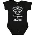 thumbnail image 3 of Inktastic Handpicked for Earth by My Great Grandma in Heaven Boys or Girls Baby Bodysuit, 3 of 5