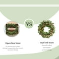 thumbnail image 3 of Spring Wreaths for Front Door, 22 Inch Large Outdoor Wreath , Winter Artificial Wreath for Indoor Window Wall Fireplace Holiday Decor, 3 of 5