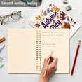 thumbnail image 4 of FORMRS 1-Subject Spiral Notebook 8" x 5" College Ruled 60 Refillable Sheet A5 Hard Cover, 2 Pack, Warm Autumn Day, 4 of 7