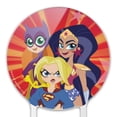 thumbnail image 3 of Acrylic DC Super Hero Girls Girl Group Cake Topper Party Decoration for Wedding Anniversary Birthday Graduation, 3 of 7