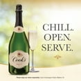 thumbnail image 4 of Cook's California Champagne Brut Sparkling White Wine, 4 Pack 187ml Bottles, 11.5% ABV, 4 of 10