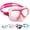 04-Pink, variant on Vvinca Goggles with Nose Cover, Kids Swim Snorkeling Diving Mask Anti-Shattered Lens Anti-Fog/UV Swimming Goggles for 6-14