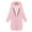 Pink, variant on Winter Clearance 2023 Winter Coats for Women Plus Size Solid Jacket Thickening And Fleece And Winter Casual Zipper Pocket Hooded Long Sweater