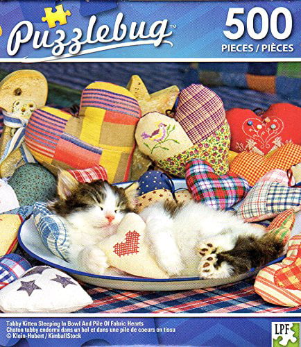 Puzzlebug 300 Piece Jigsaw Puzzle ~ Tabby Kitten Friends 