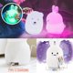 thumbnail image 5 of Luz nocturna para niños, luz nocturna de silicona para bebés y niños pequeños, luz nocturna blanda para habitación de niños, luz nocturna de animales para niñas y niños, lámpara Kawaii, lindas lámpar JAMW  Sencillez, 5 of 5