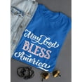 thumbnail image 3 of May God Bless America Shaped T-Shirt Women -Image by Shutterstock, Female Small, 3 of 4