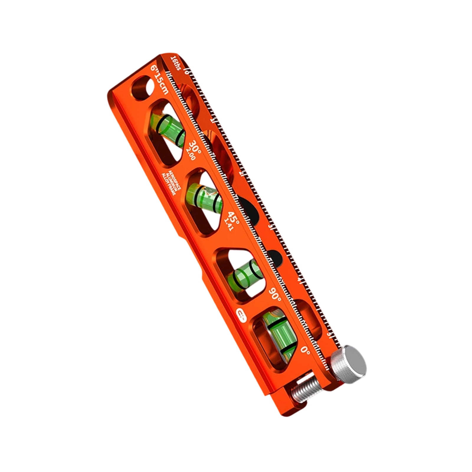 Industrial Spirit Levels Track 2.5inch/6inch/9inch Lightweight Aluminum Double Scale Adjustable Clamps Design