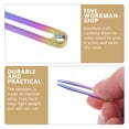 thumbnail image 3 of IBASETOY Titanium Tweezers Tool with Flat Tip Lightweight Portable for Travel Outdoor and Home Use, 3 of 8