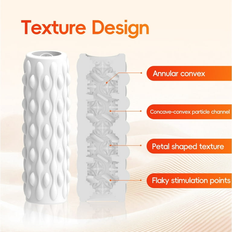 realistic male masturbators Manual Portable Male Mastubator Cup,Double-Sided Masturbation Cup Male  Stroker,Adult Sex Toys for Men Pleasure-White