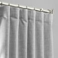 thumbnail image 2 of Millennial Grey Vintage Thermal Cross Linen Weave Blackout Curtain (1 Panel), Millennial Grey, 50W X 96L, 2 of 6