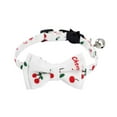 thumbnail image 2 of Apmemiss Clearance Cat Collars Cute Cat Bow Tie Collar with Bell Breakaway Cat Collar Detachable Bowtie Safety Pet Collar for Small Puppy Kitten Dog Christmas Gifts, 2 of 3
