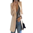 thumbnail image 2 of Gureui Women's Elegant Blazer Jacket Suit Casual Solid Color Long Sleeve Lapel Open Front Office Work Business Cardigan Coat Outwear, 2 of 3