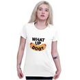 thumbnail image 4 of Funny Food Pun Joke What Up Dog Womens Slim Fit Graphic Tee Brisco Brands S, 4 of 5