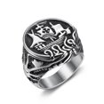 thumbnail image 3 of Anillo de barco de Acero de titanio vintage para hombre modelo 12572 13, 3 of 3