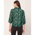 thumbnail image 4 of Moomaya Printed Shirts For Women, Casual Chic Summer Shirt Top, 4 of 9