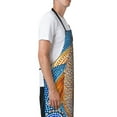 thumbnail image 3 of Naloa Colorful Dot Art Fish Apron Kitchen Aprons with Pockets for Women Men Chef, 3 of 8