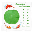 thumbnail image 2 of Endanzoo Couverture Mensuelle pour Bébé à Étapes - Molleton de Flanelle (Koi Fish), 2 of 8