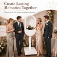 thumbnail image 5 of RDYMONKEY Vintage Telephone Booth Audio Guest Book Stand for Weddings & Parties - Easy Assembly, LED Lighting, Personalized Message Recording Table, 5 of 9