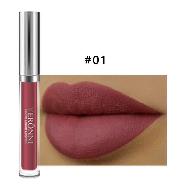 Hot6sl Ofertas de La Semana Lápiz Labial Líquido Antiadherente Color Mate, 10 Ml