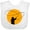 AA-White, variant on Inktastic Fly Fishing Sun Silhouette Boys or Girls Baby Bib