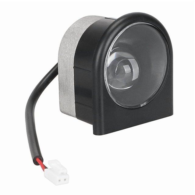 Delantero para Scooter Eléctrico, Luz Delantera LED, Luz de Advertencia con LED, Delantero