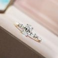 thumbnail image 4 of Elegant Jewelry Oval Cut Cubic Zircon 925 Silver Ring Wedding Ring Sz 6-10, 4 of 9