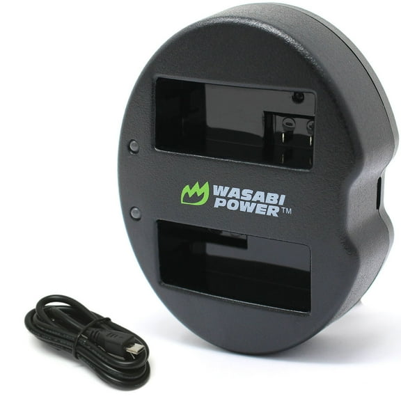 Wasabi Power Dual USB Battery Charger for Canon LP-E8, LC-E8, LC-E8E, LC-E8C