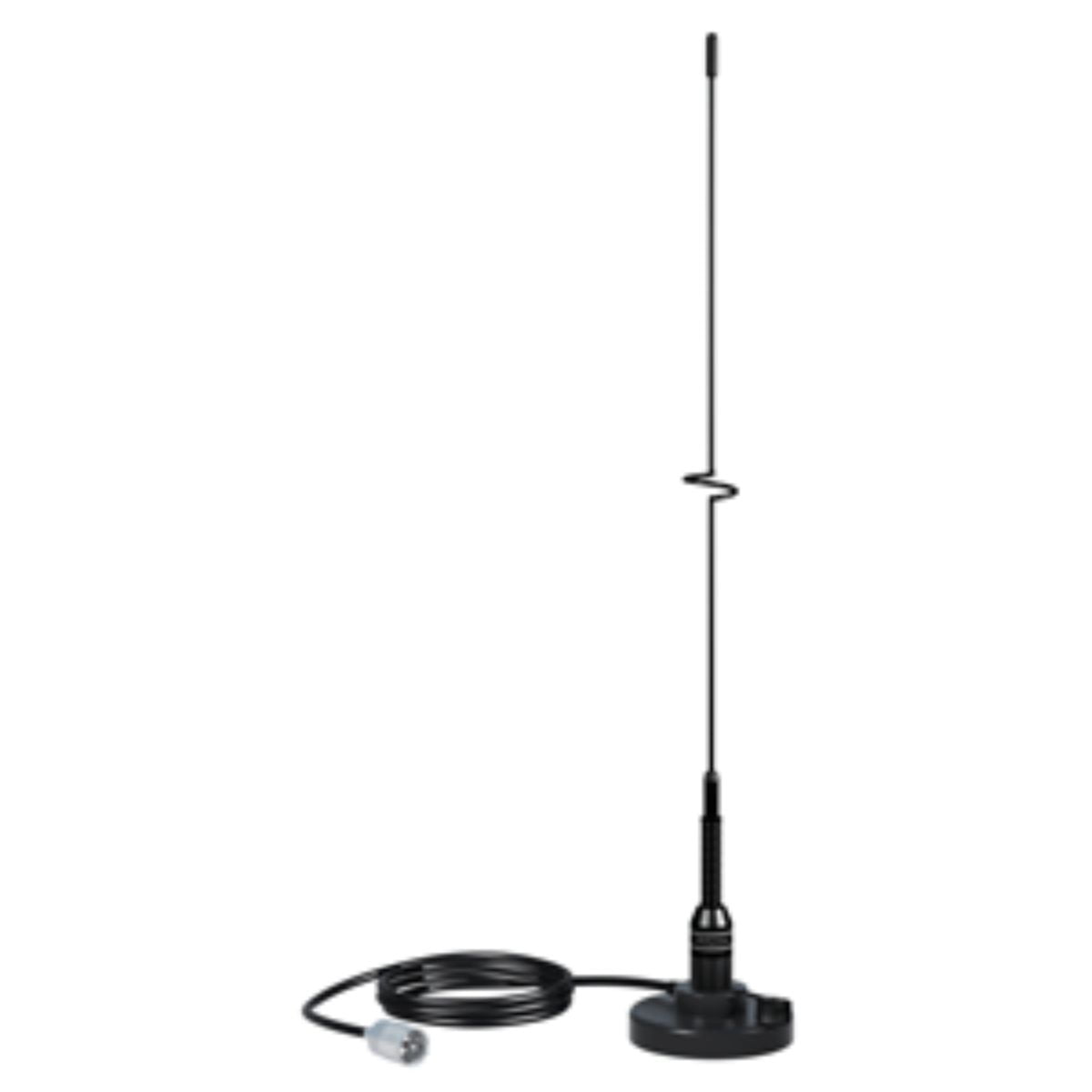 21 Black Vhf Whip Marine Antenna With Magnetic Mount