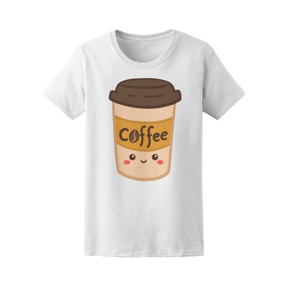 Cute Coffee Cup Tee Women's -Image by Shutterstock