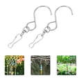 thumbnail image 5 of Viveous 10 Pcs Swivel Hooks Clips Wind Spinner S Hook Clips Wind Chimes Hanger For Hanging Windsock Bird Feeders Plants Hangers Flower Basket Solar Lights Lanterns, 5 of 10