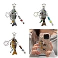 thumbnail image 2 of AOOOWER Realistic Multi Section Fish Keychain Anglers Gift Practical Keyring Accessory, 2 of 14