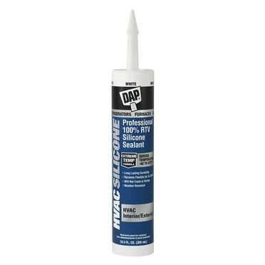 Dap 1696475 10.3 oz Hvac Silicone 100 Percent Rtv Silicone Sealant  Clear