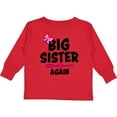 thumbnail image 3 of Inktastic Big Sister Again with Bow and Arrow Girls Long Sleeve Toddler T-Shirt, 3 of 5