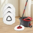 thumbnail image 4 of Spin Mop Replacement Heads Compatible with O Cedar EasyWring, Microfiber Refills, Machine Washable, 3 Pack, 4 of 9
