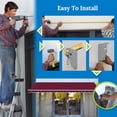 thumbnail image 5 of SUNRISEUMBRELLA Outdoor Patio Awning Retractable Awning Sun Shade Manual Patio Deck Awning (12'x10',Burgundy), 5 of 6