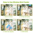 thumbnail image 7 of SPRING PARK Acrylic Transparent Bird Squirrel Feeder Tray Birdhouse Window Suction Cup Mount, 7 of 7
