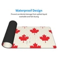 thumbnail image 3 of Rocae Happy Canada Day for Gaming Mouse Pad, Mouse Pad Large, Office Computer Keyboard Mousepad, Keyboard and Mouse Pad with Stitched Edges,31.5 x 11.8 in, 3 of 5