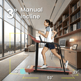 thumbnail image 7 of Exerpeutic 400 lb Weight Capacity, Recovery Treadmill, Full Length Safety Rails Walking Pad, 7 of 7