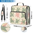 thumbnail image 2 of FORMRS Zipper Binder with Shoulder Strap 2-inch Ring 500 Sheet Capacity File Bag, Pink and Green Geometric, 2 of 5