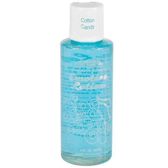Emotion Lotion Flavored Warming Massage Oil, Cotton Candy 4 oz