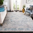 thumbnail image 2 of SAFAVIEH Dream Elisa Abstract Area Rug, Grey/Blue, 6'7" x 6'7" Square, 2 of 7