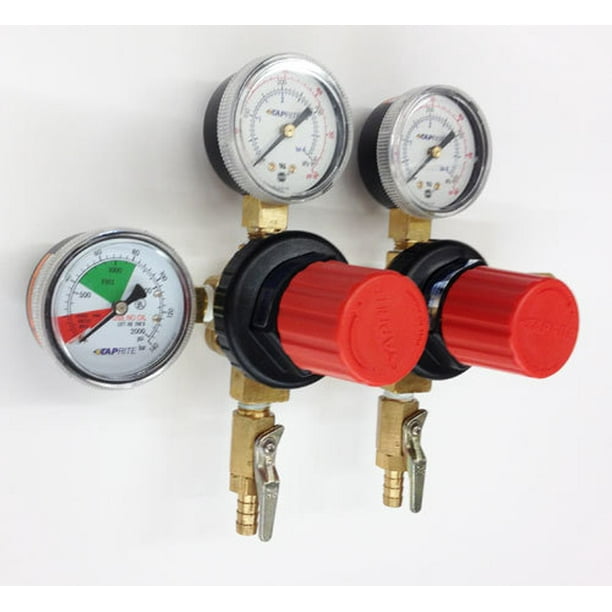 Taprite T752HP Two Product Dual Pressure Kegerator CO2 Regulator