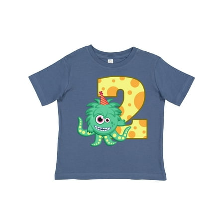 

Inktastic 2nd Birthday Monster Gift Toddler Boy or Toddler Girl T-Shirt