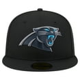 thumbnail image 2 of Men's New Era  Black Carolina Panthers Color Pop 59FIFTY Fitted Hat, 2 of 5