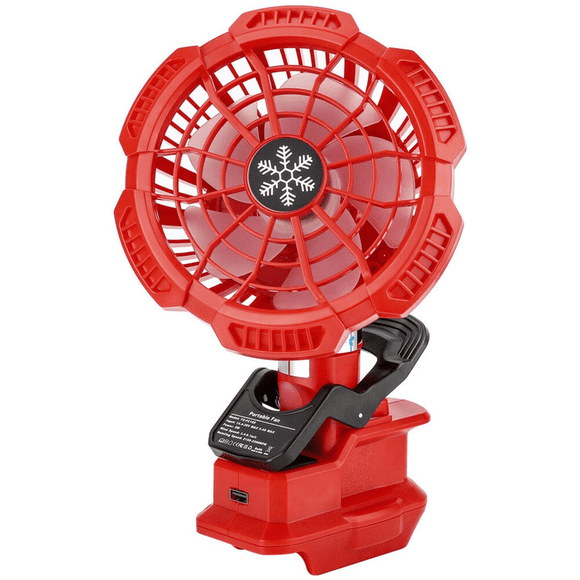 Portable Clip on Fan for Craftsman 20V Battery Jobsite Fan Cordless Camping Fan