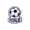 Goalie, variant on DEFENDER SOCCER BALL PIN, - Soccer Ball Fans Recognition Enamel Lapel PIN for DEFENDERS - 3 cm x 3.25 cm