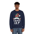 thumbnail image 4 of Butcher Elf Christmas Unisex Sweatshirt, S-2XL Holidays Xmas Elves, 4 of 9